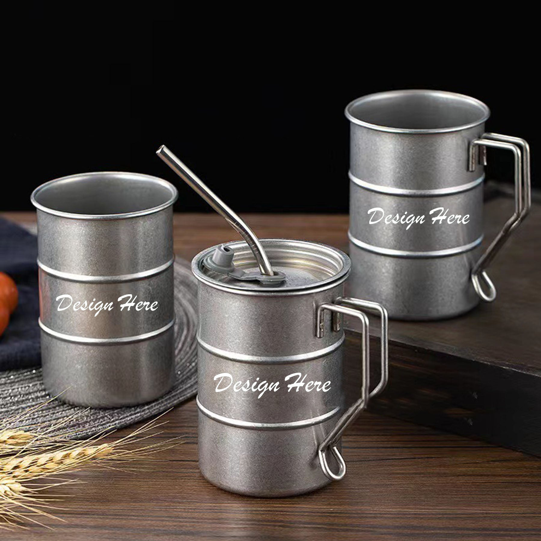 12oz 304 Stainless Steel Coffee Mug – Durable Tea Mug