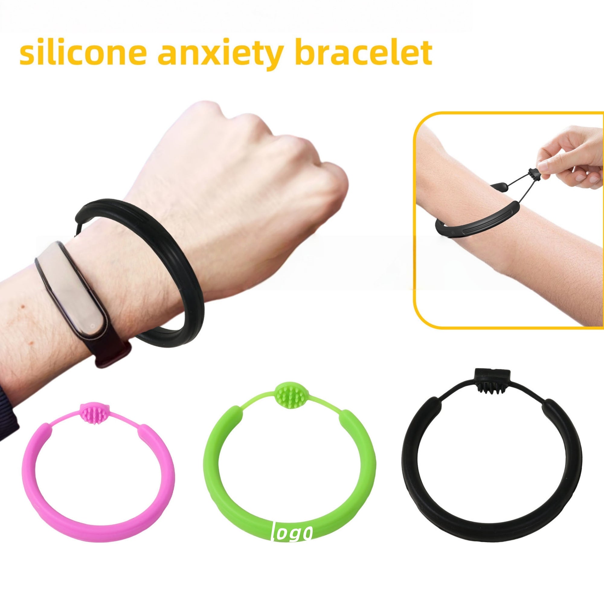Silicone Stress Relief Bracelet