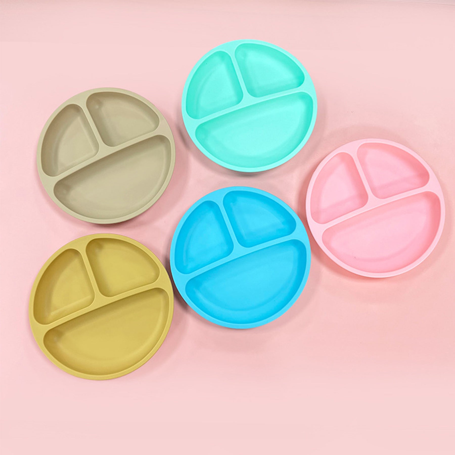 Silicone Round Suction Plate