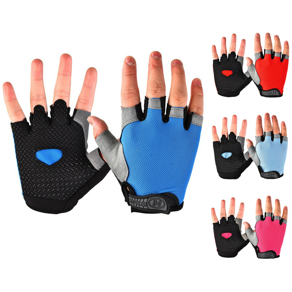 Half Finger Mesh Gloves