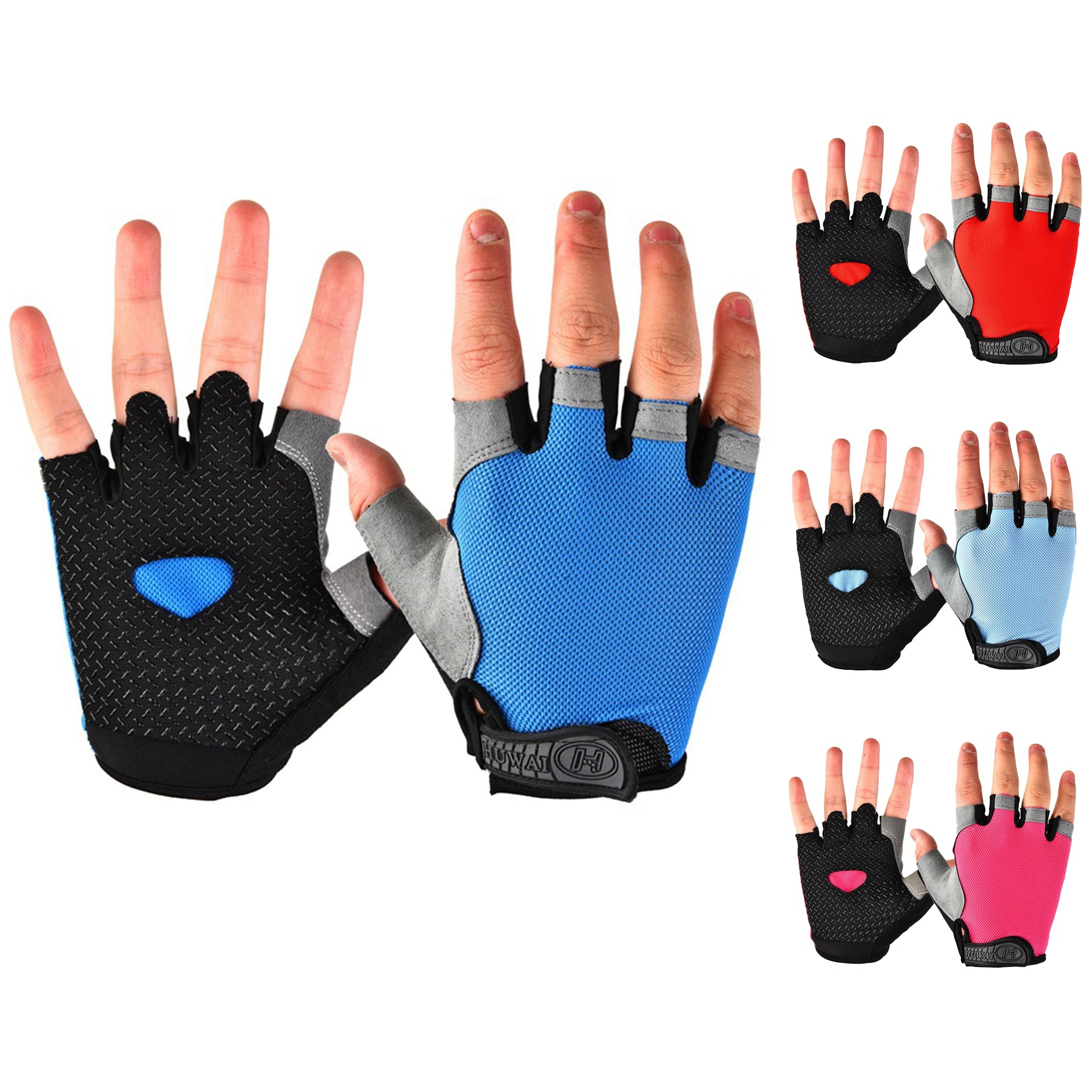 Half Finger Mesh Gloves