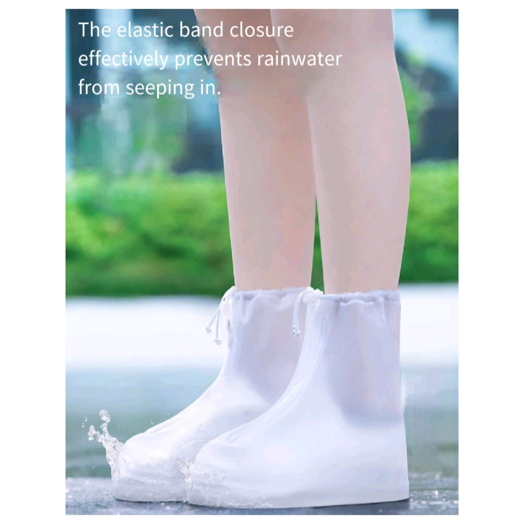 Waterproof PVC Tall Boot Covers Slip Resistant Rain