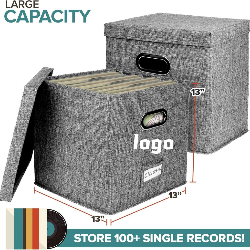 Vinyl Record Storage Box