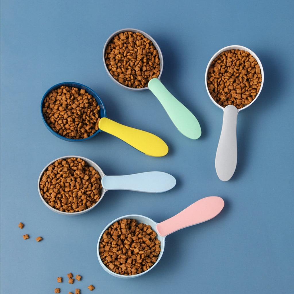 Simple Color-Block Pet Food Scoop