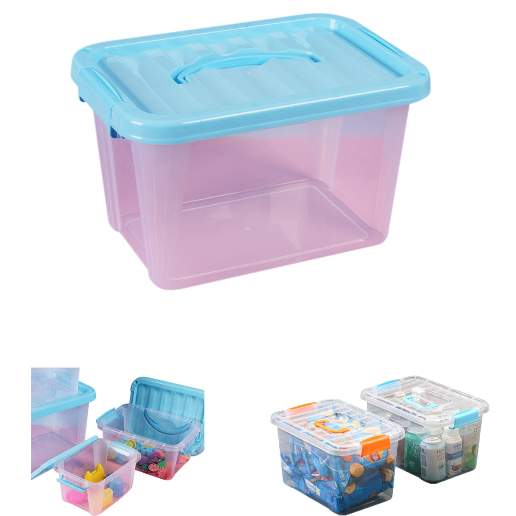 Transparent Portable Plastic Desktop Storage Box