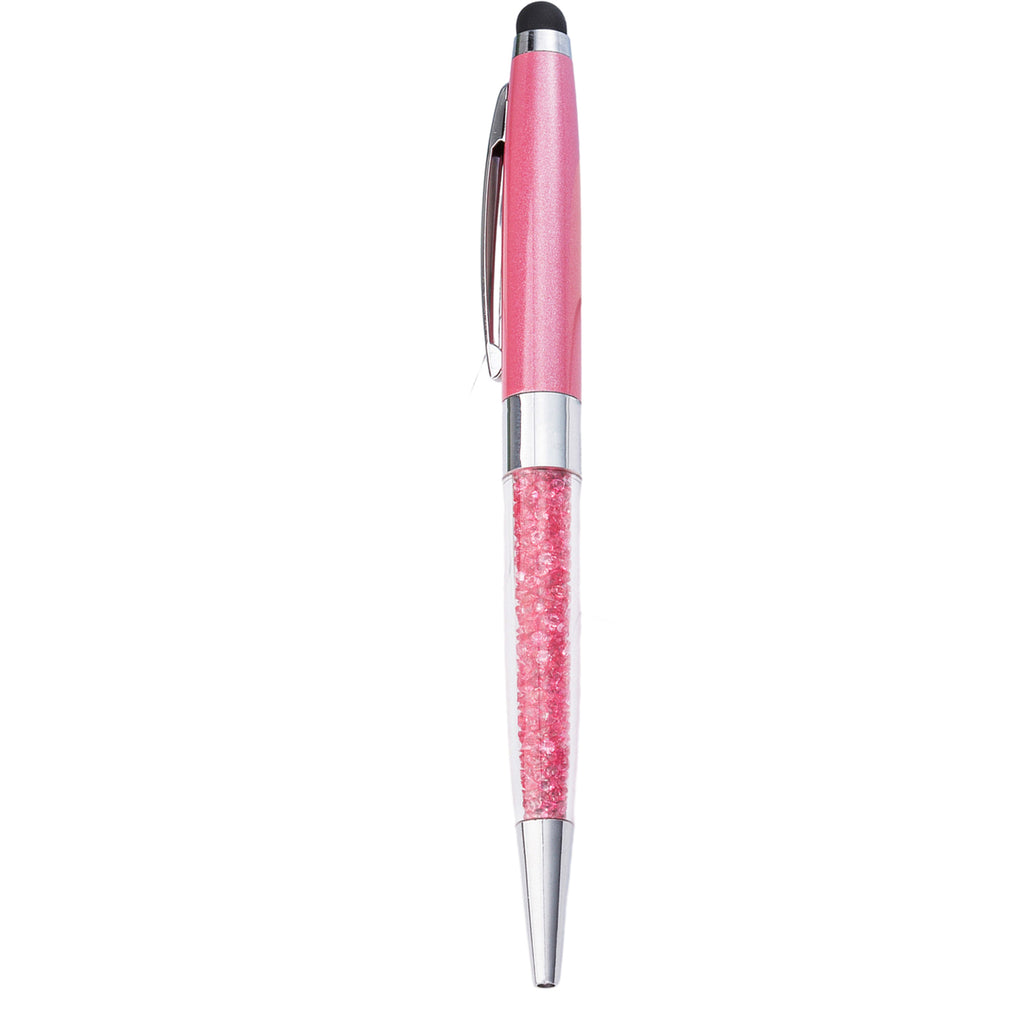 Crystal Ballpoint Pen With Stylus