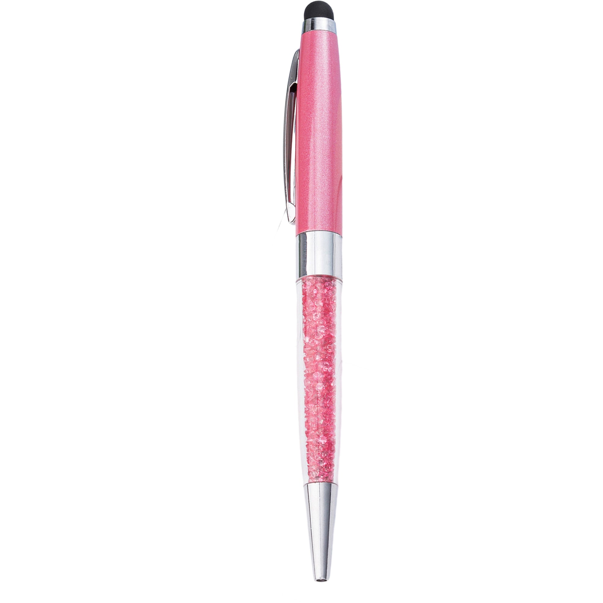 Crystal Ballpoint Pen With Stylus