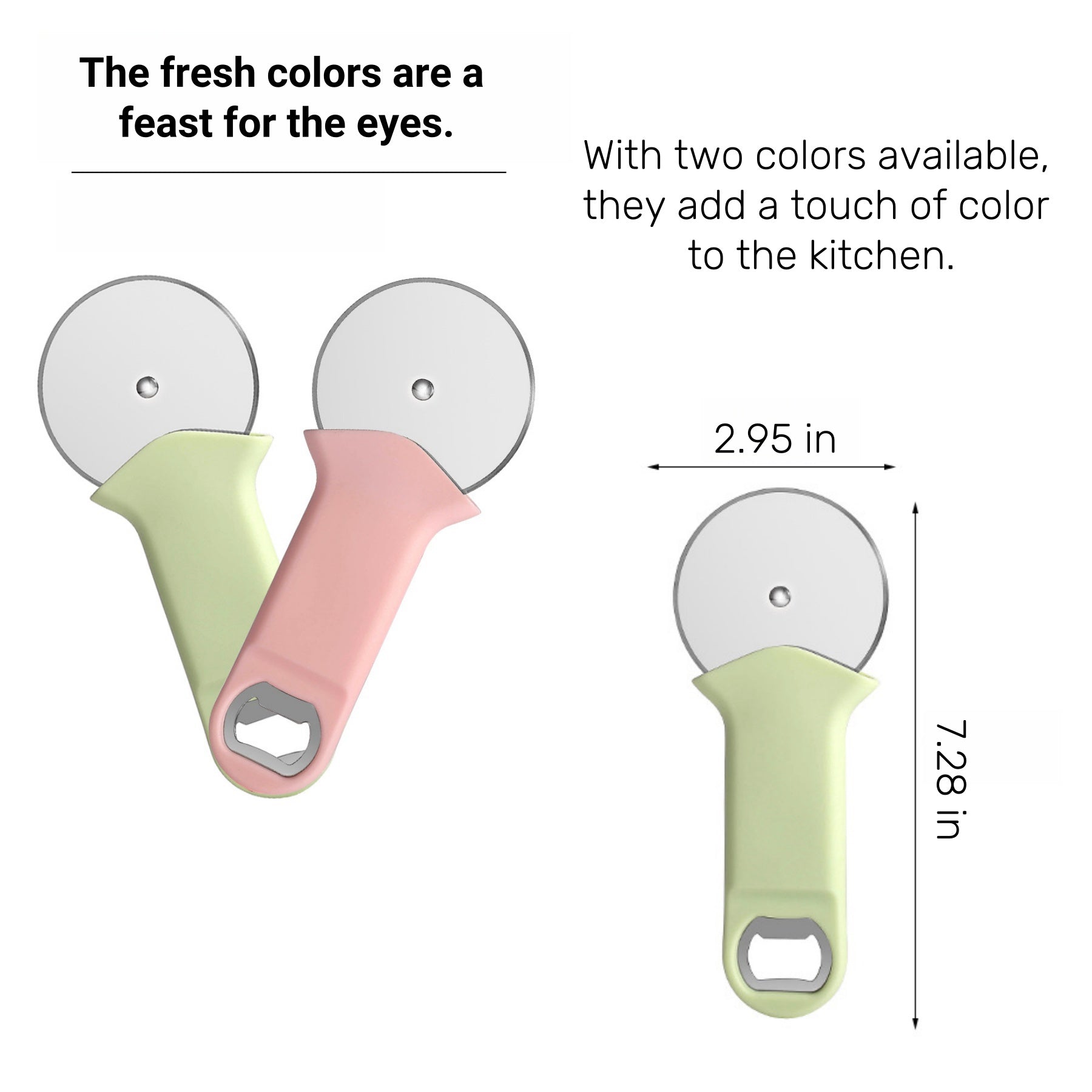 Multifunctional Stainless Steel Pizza Cutter