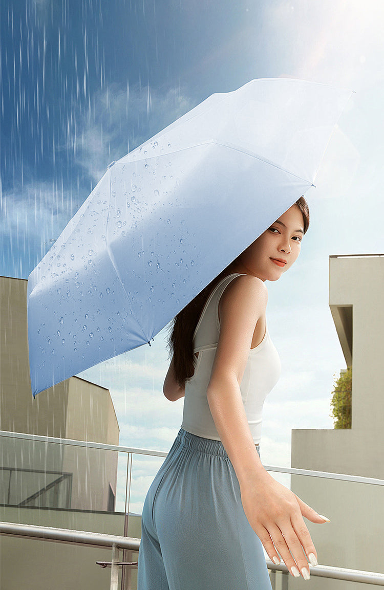 Triple Folding Uv Protection Umbrella