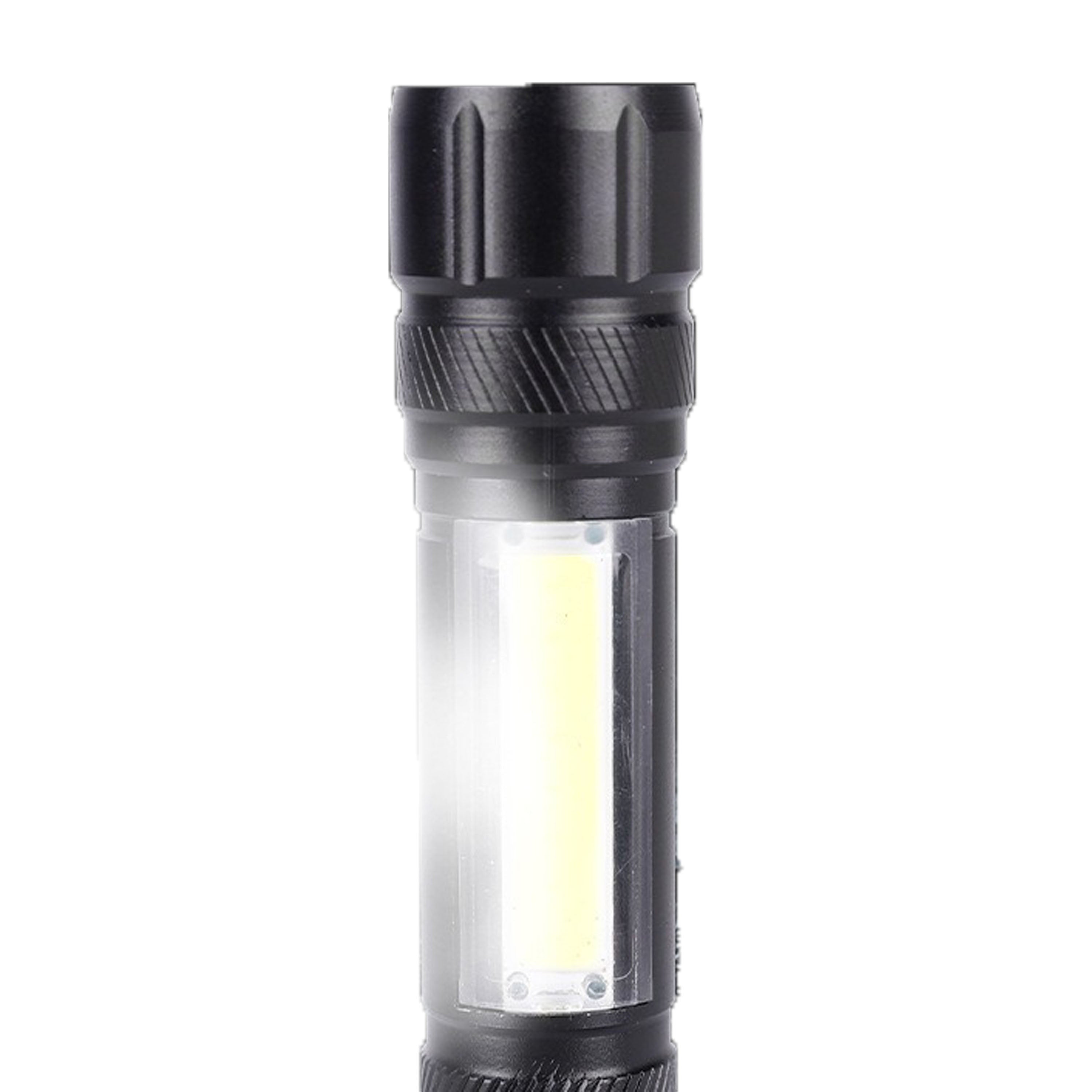 Zoom In-Out Flashlight with Clip