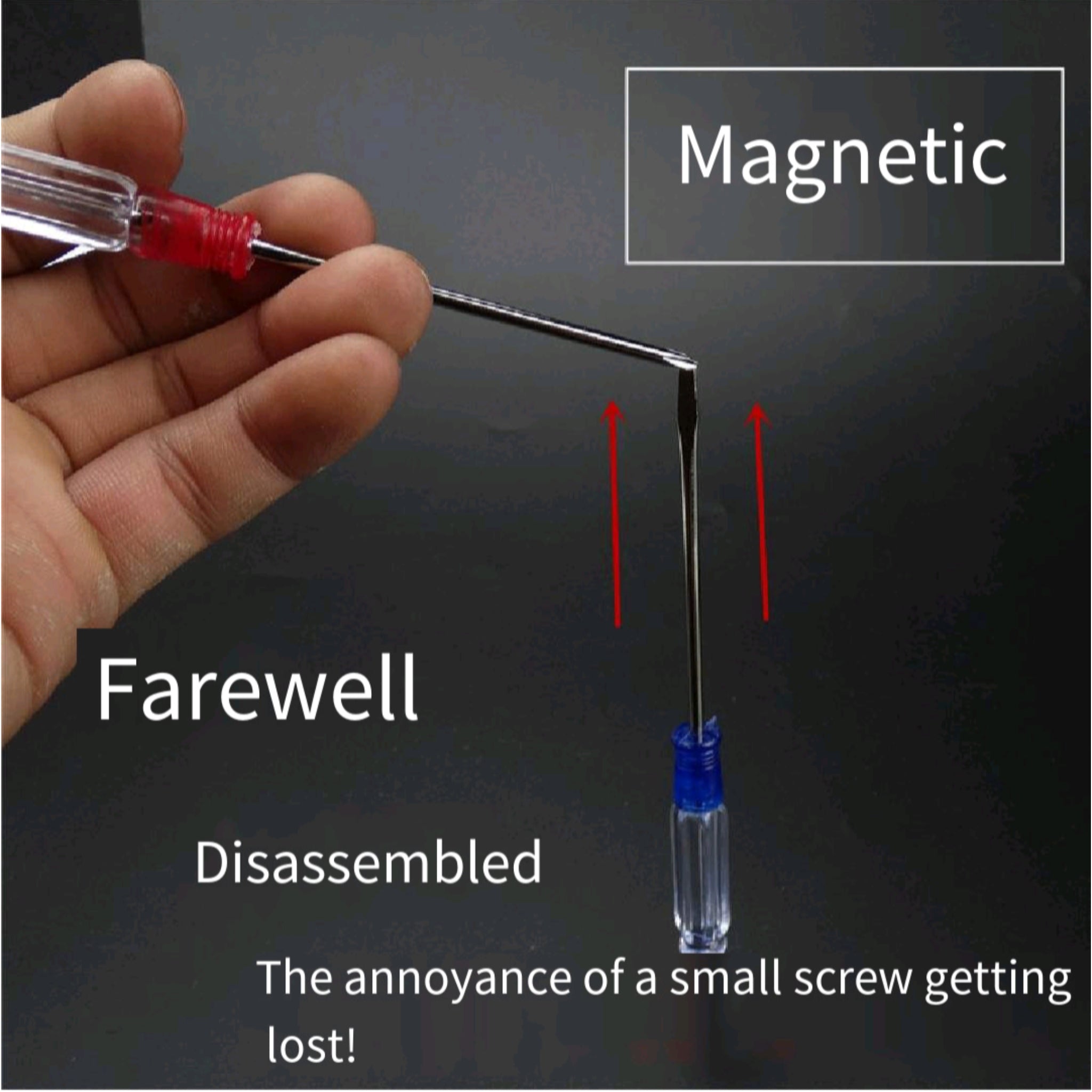 3mm Precision Crystal Screwdriver With Transparent Handle