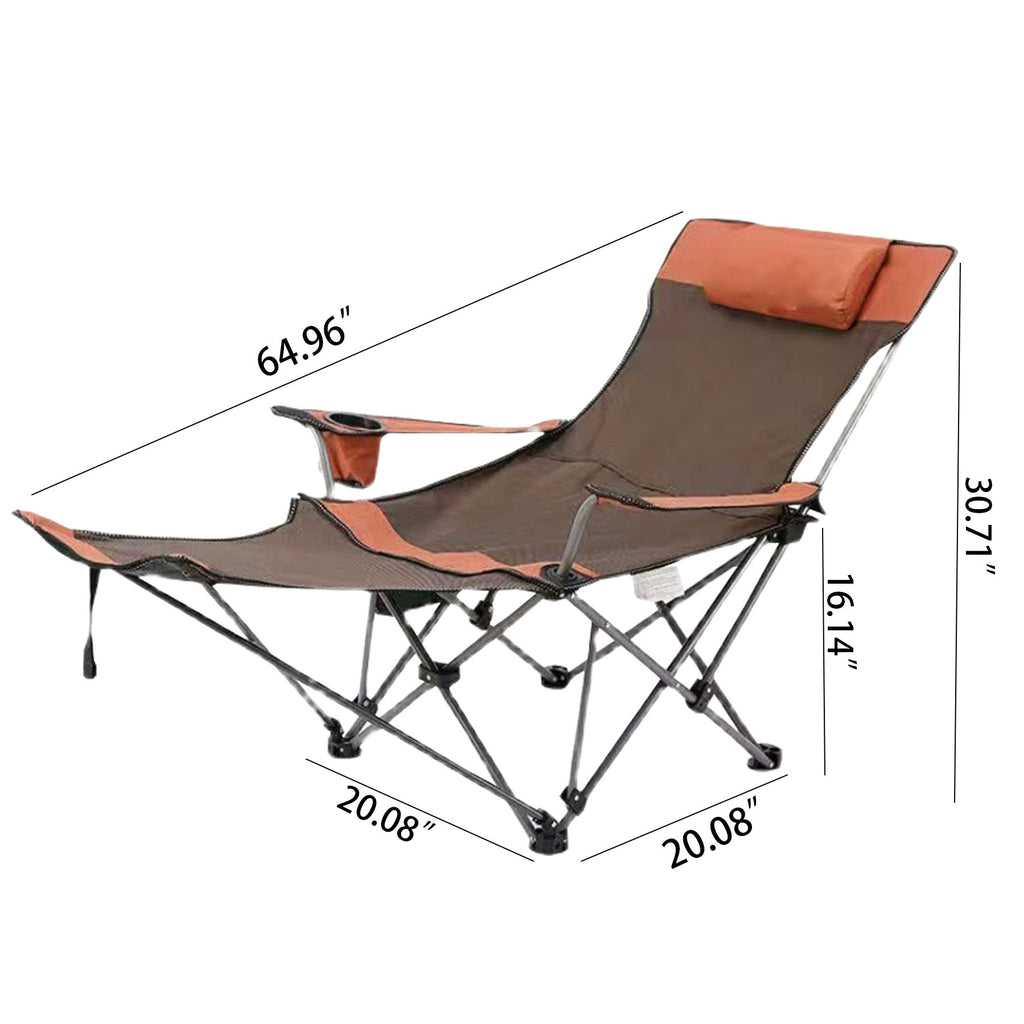 Collapsible Beach Chair With Backrest