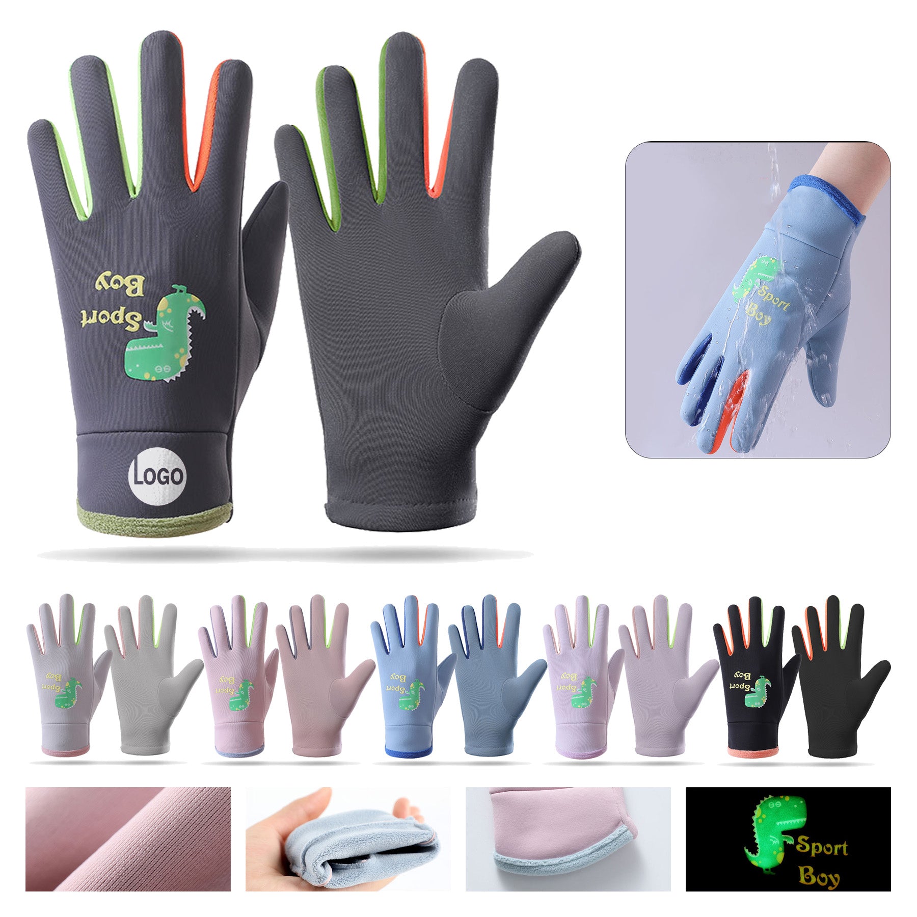 Thick Touch Gloves For Children