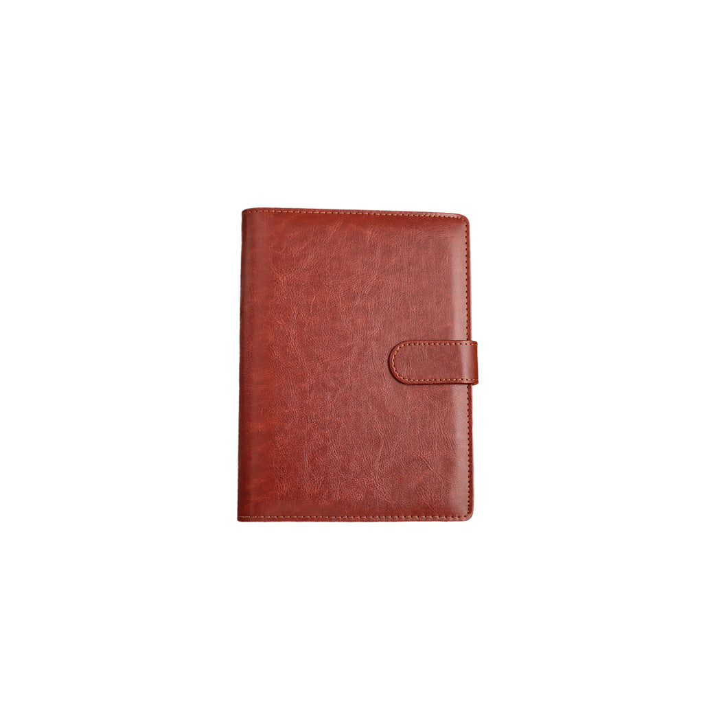 Custom Leather A5 Business Ring Notebook