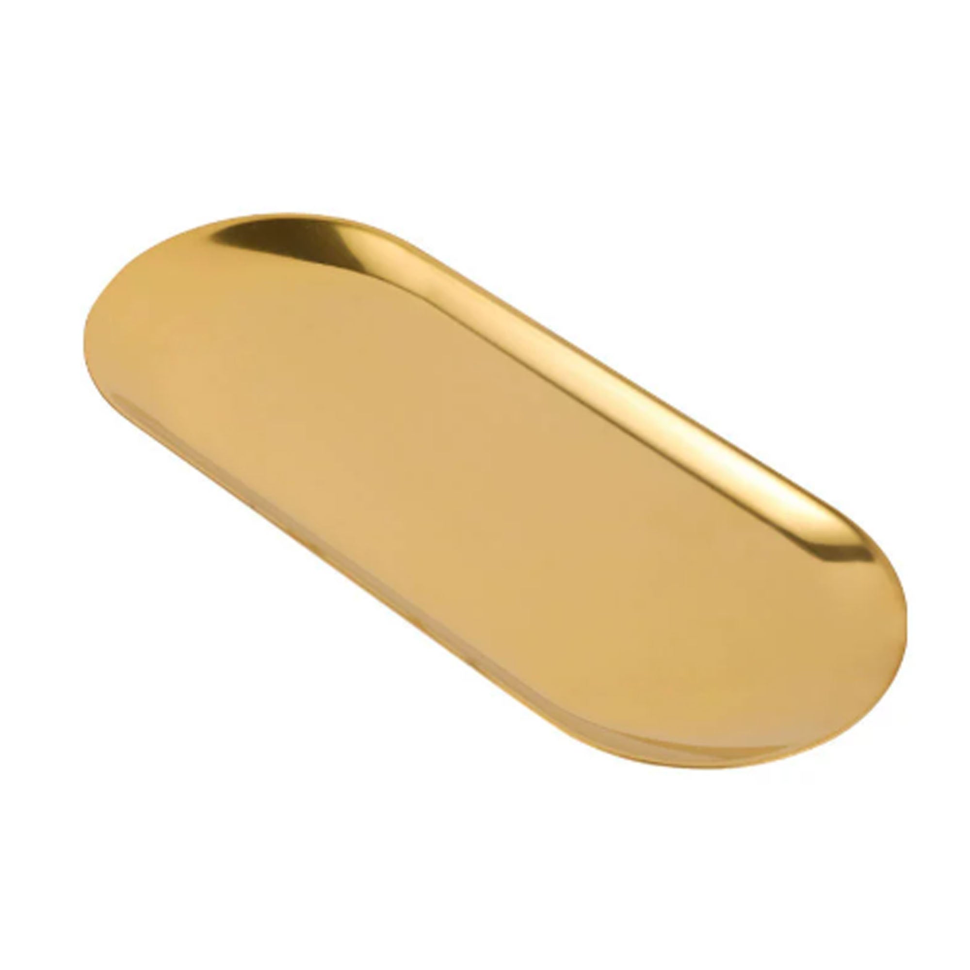 Gold 210 Stainless Steel Oval Plate Oval Tray