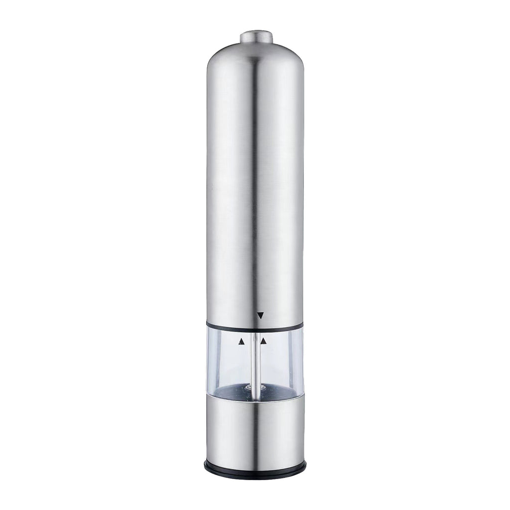 Electric Stainless Steel Black Pepper Grinder With Light