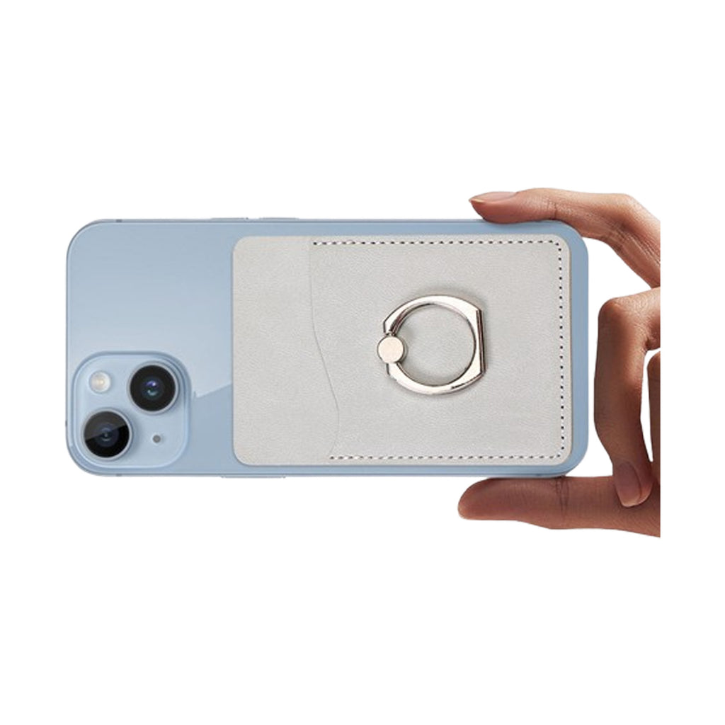 PU Phone Wallet With Ring