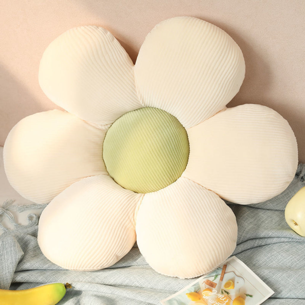 Sunflower Floor Cushion Memory Foam Washable Seat Pad