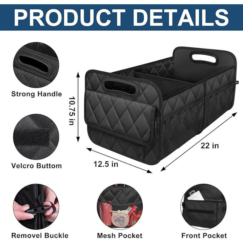 Collapsible Trunk Storage Organizer