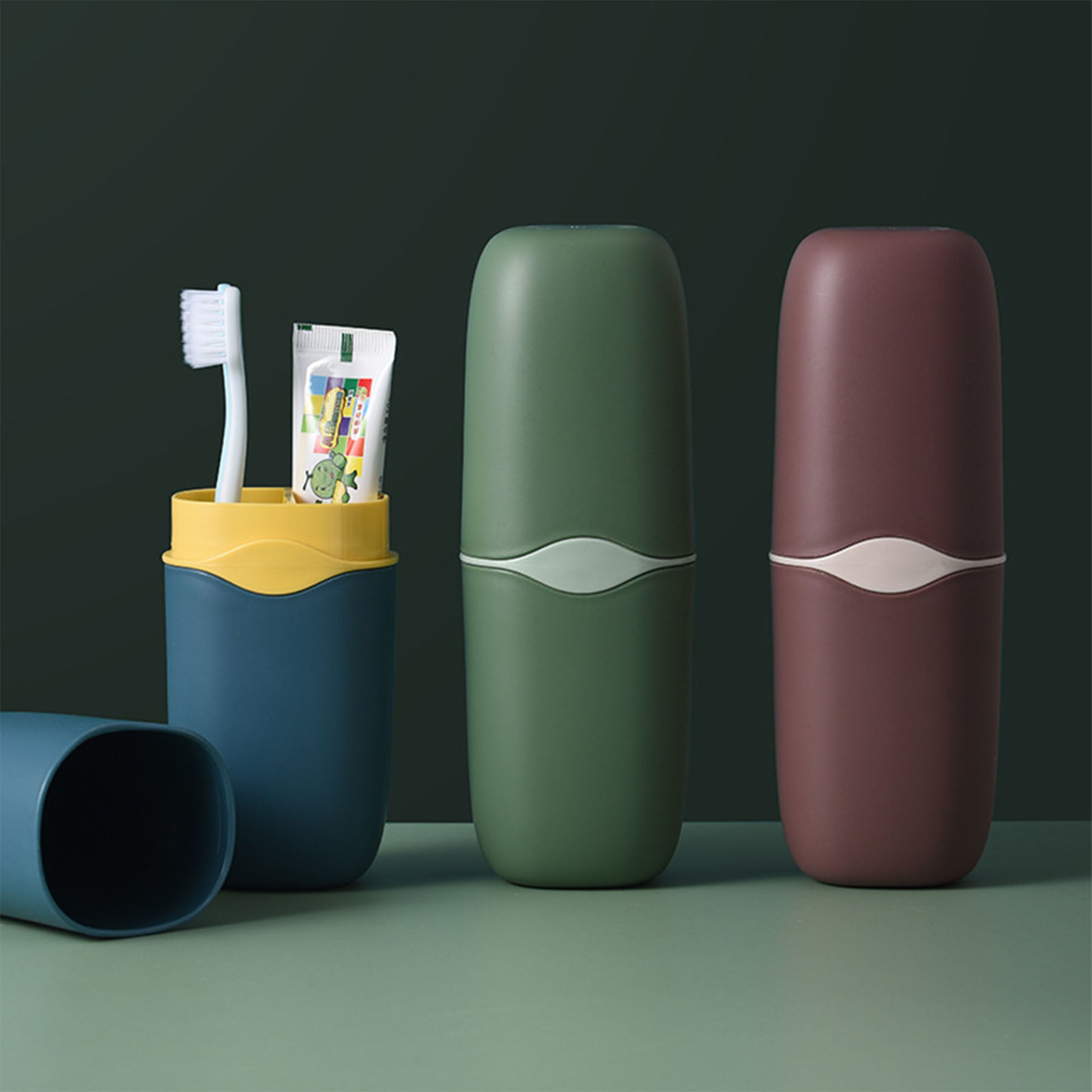 Travel Portable Toothbrush Mouthwash Cup