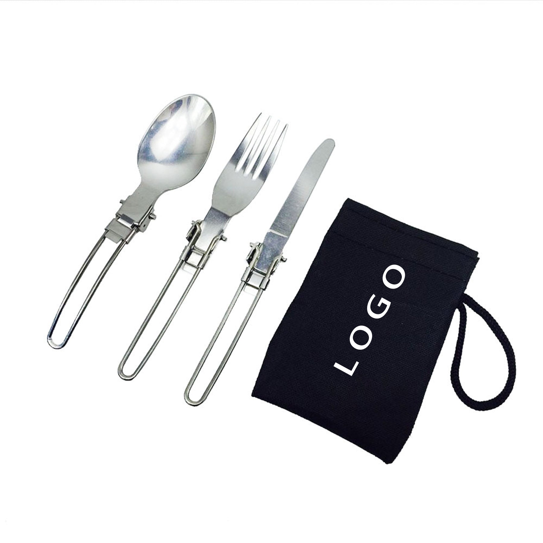 Camping Portable Folding Spoon Fork
