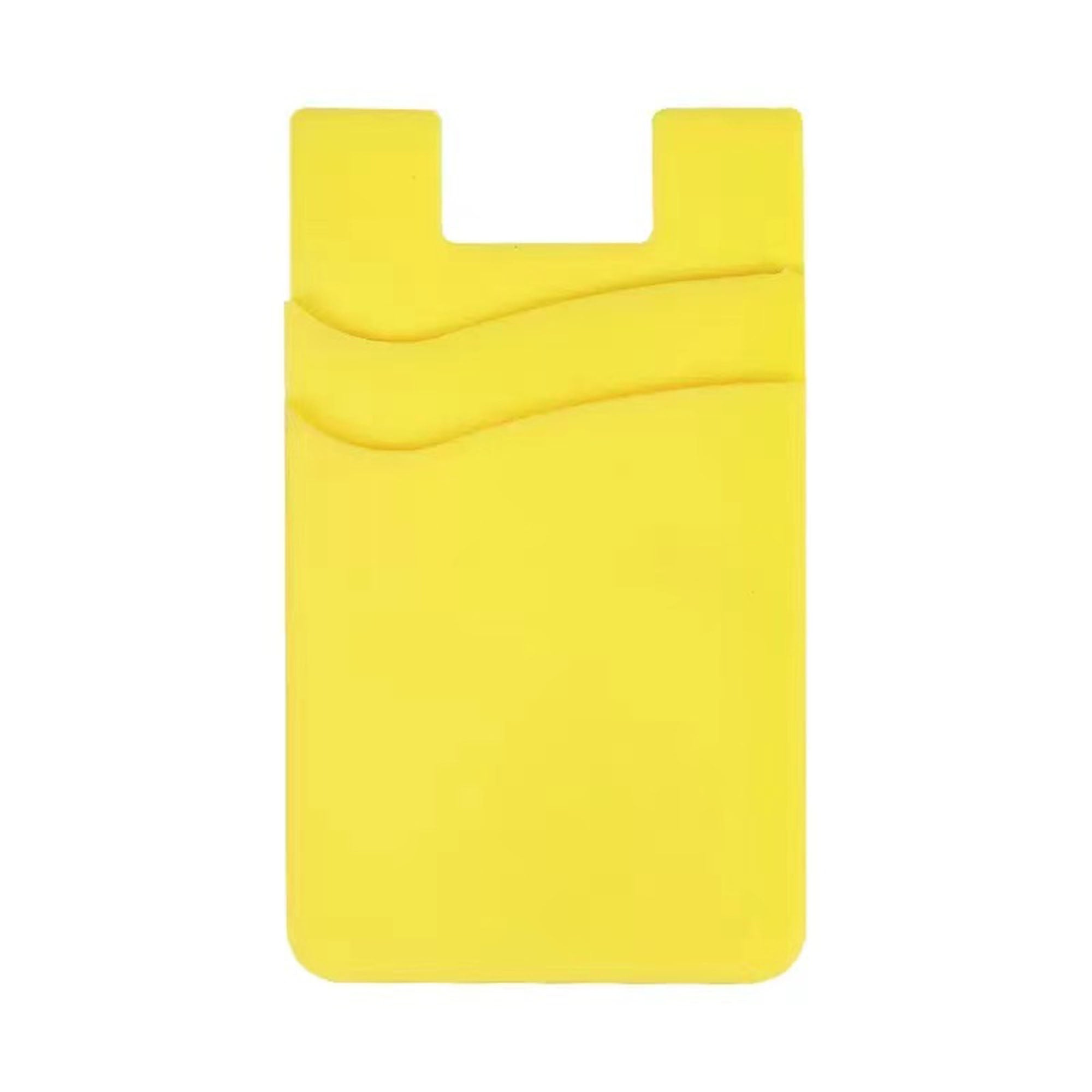 Silicone Double - Layer Phone Card Holder Back Sticker