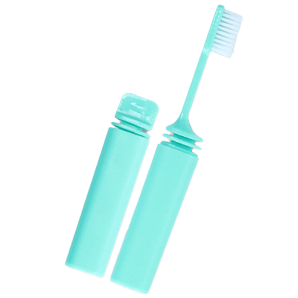 Folding Portable Carry-on Toiletries Soft Bristle Toothbrush