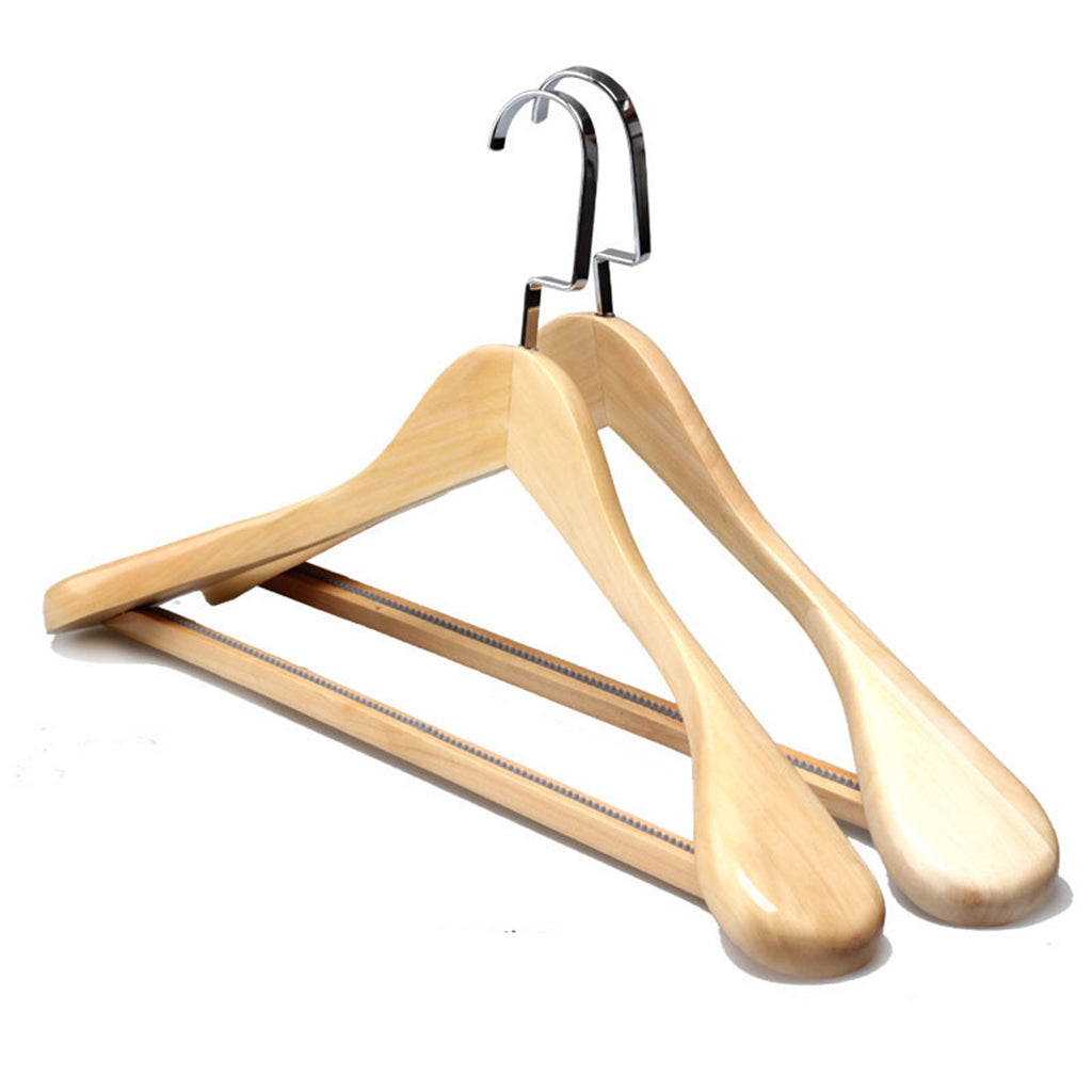 Suit Coat Hangers With Anti-Slip Strips