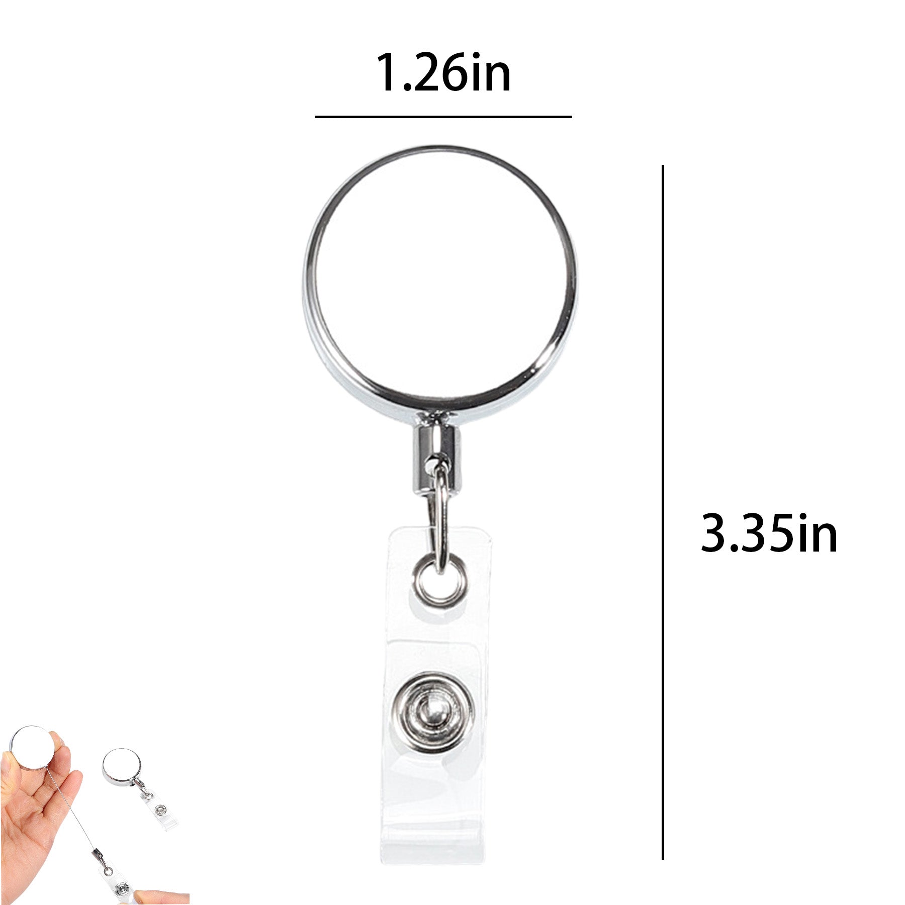 Metal Retractable Badge Reel