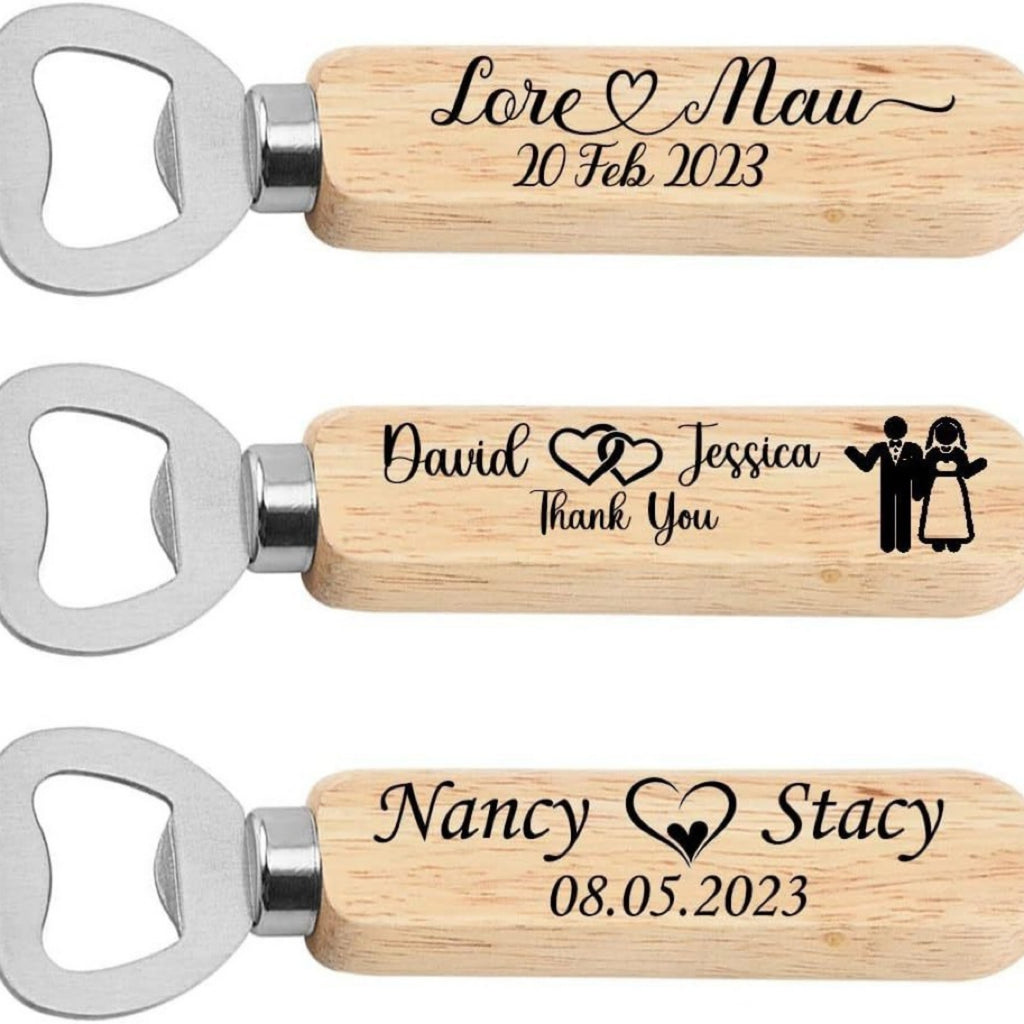 Wooden Handle Beer Opener
