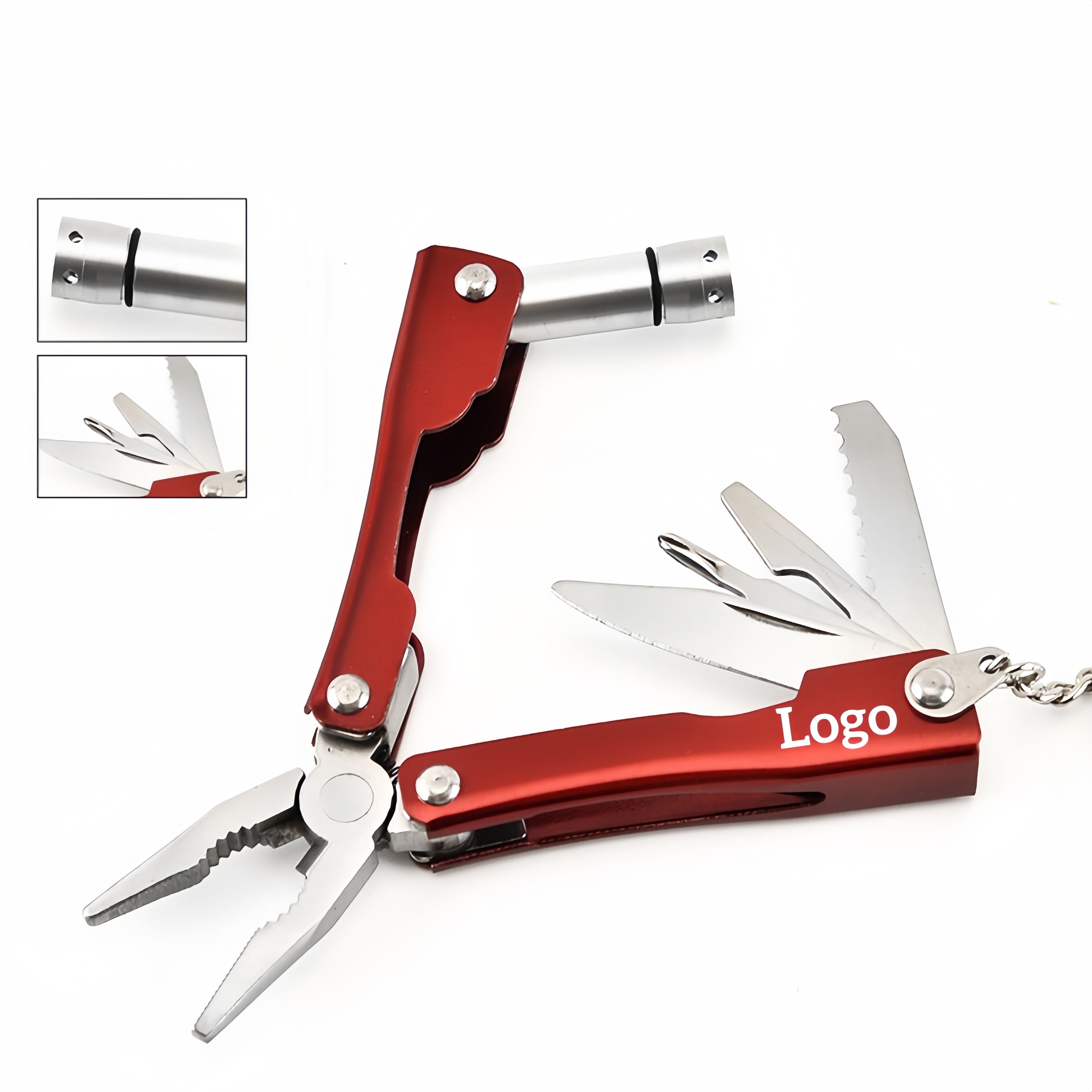 Foldable Multi-Functional Pliers With LED Lights