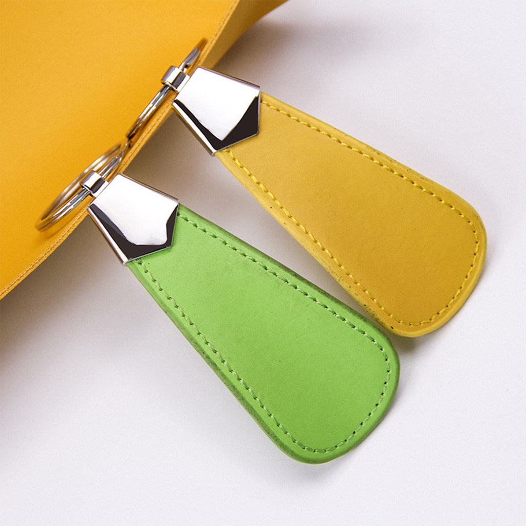 Minimalist PU Leather Keychain