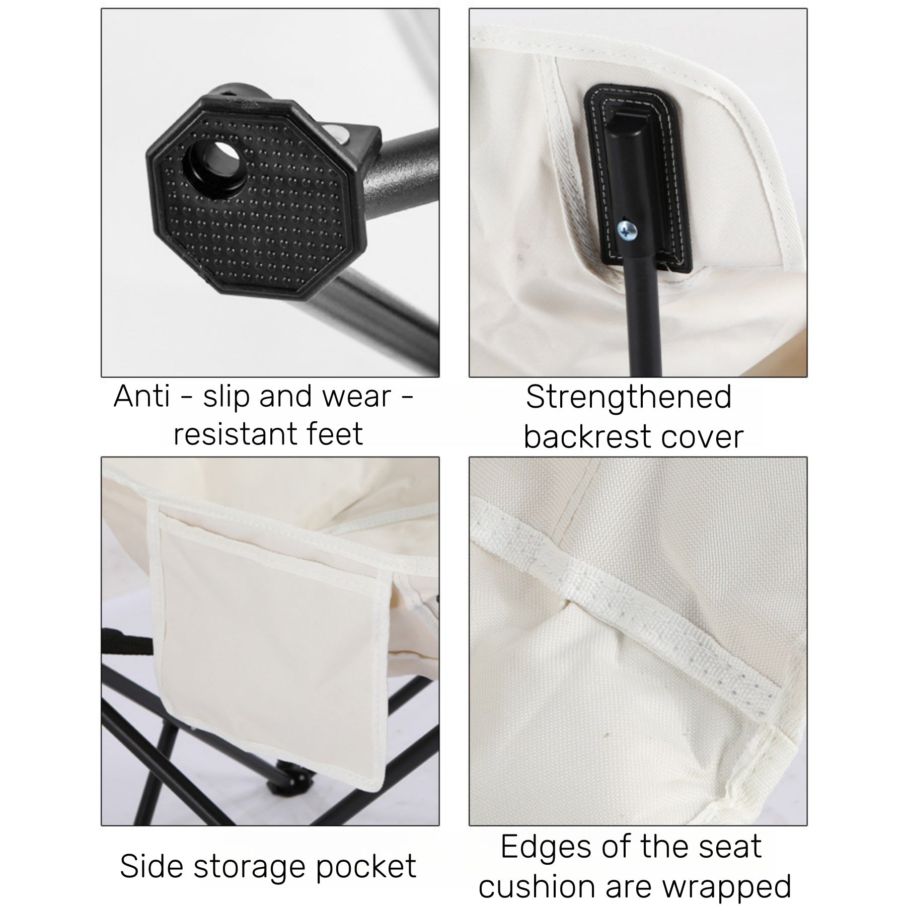 Outdoor Portable Folding Moon Chair