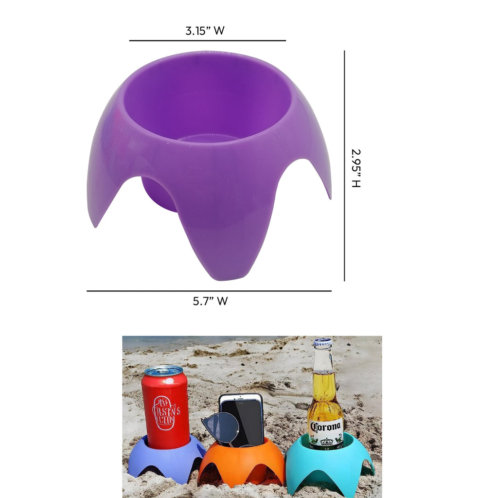 Outdoor Beach Cup Tray Storage Rack
