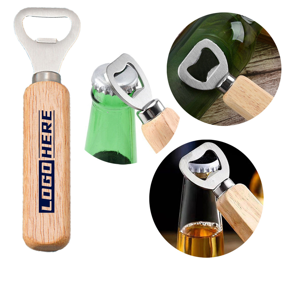 Wooden Handle Bottle Opener