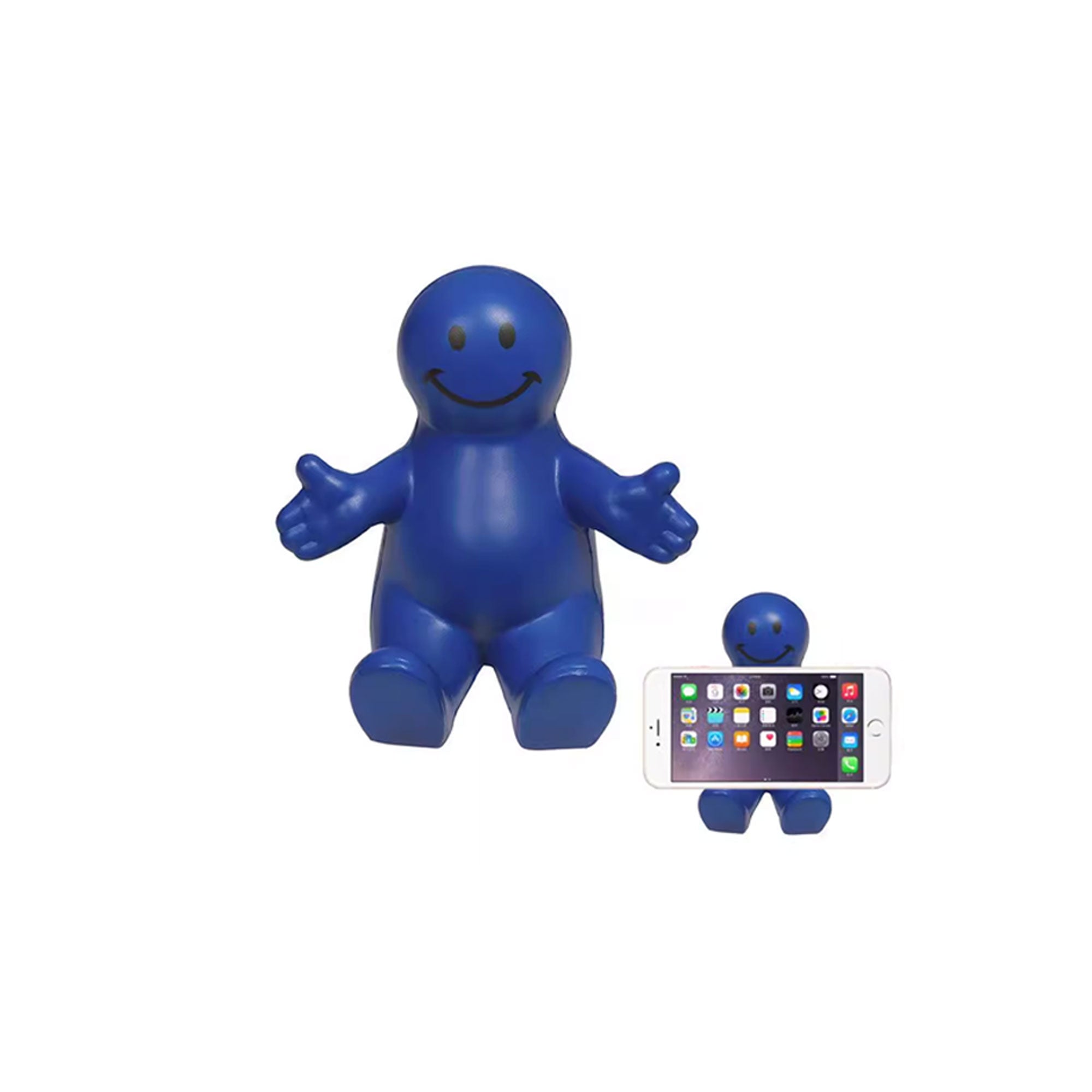 Squeezable Smile Phone Holder
