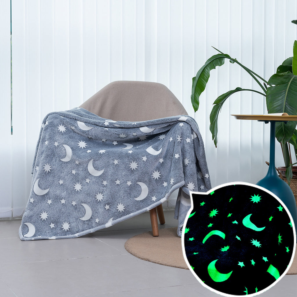 Double Flannel Glow-In-The-Dark Blanket
