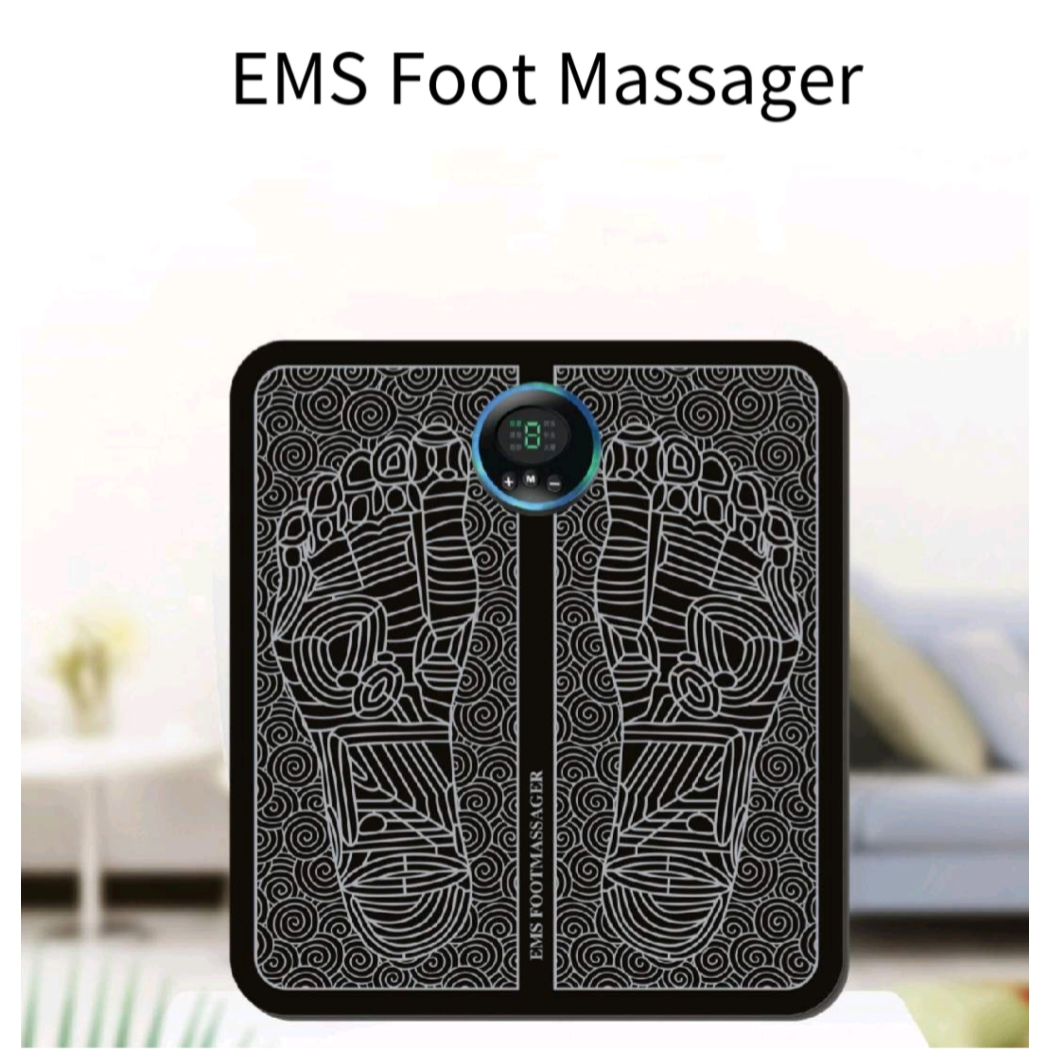 Home EMS Foot Massager Shiatsu Heel Pain Muscle Relax