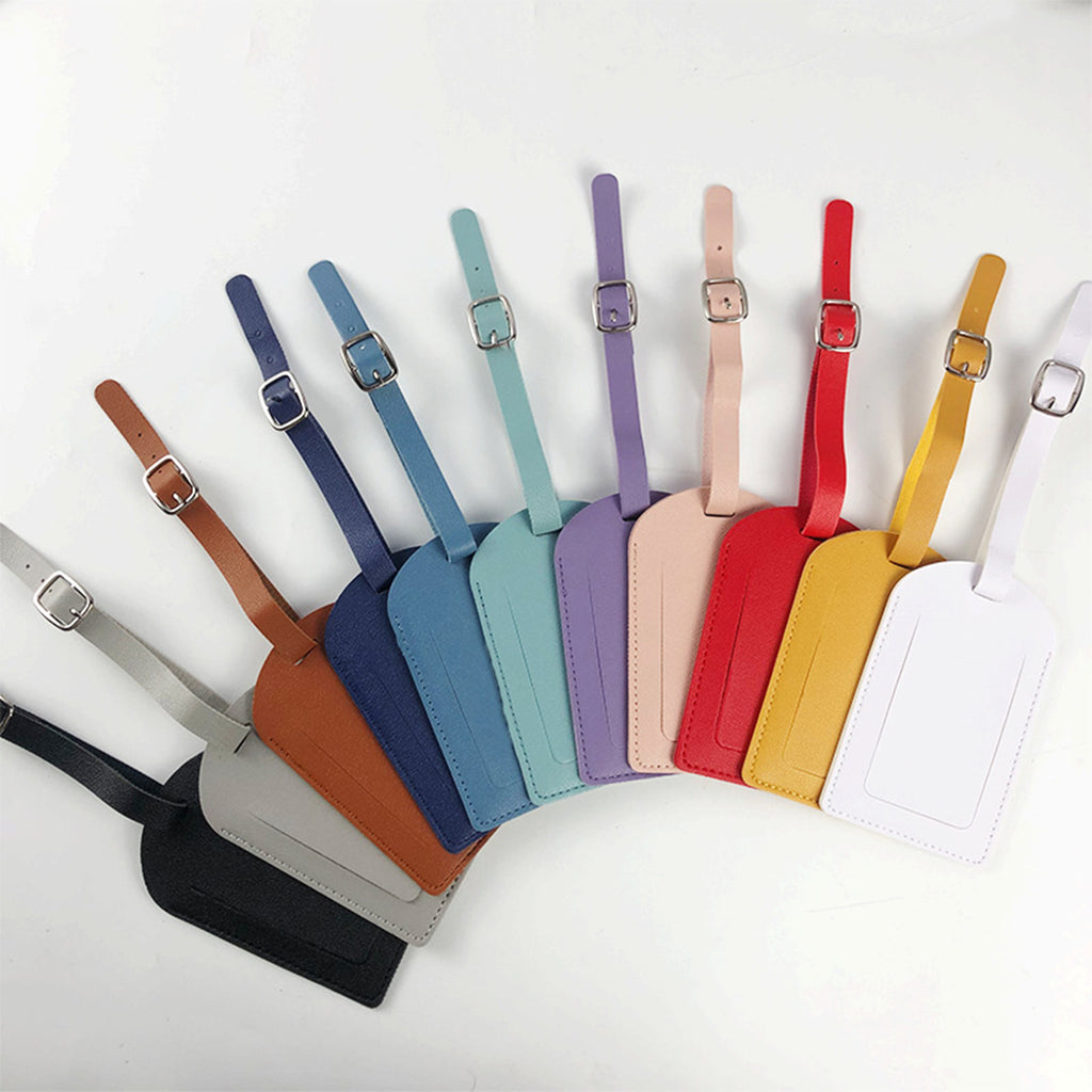 PU Leather Luggage Tag