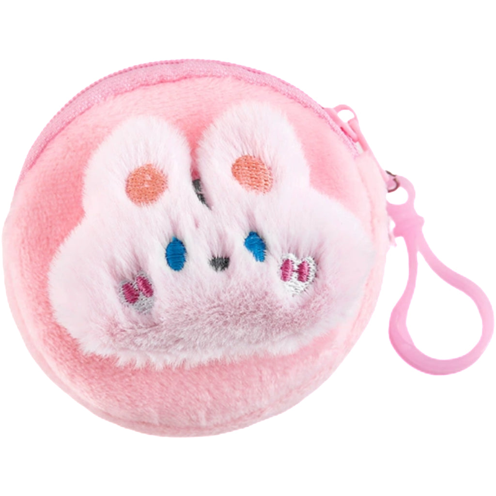 Plush Coin Pouch With A Keychain
