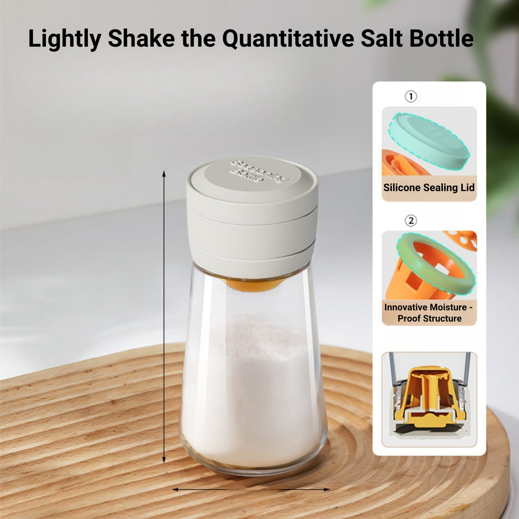 Quantitative Glass Salt Shaker