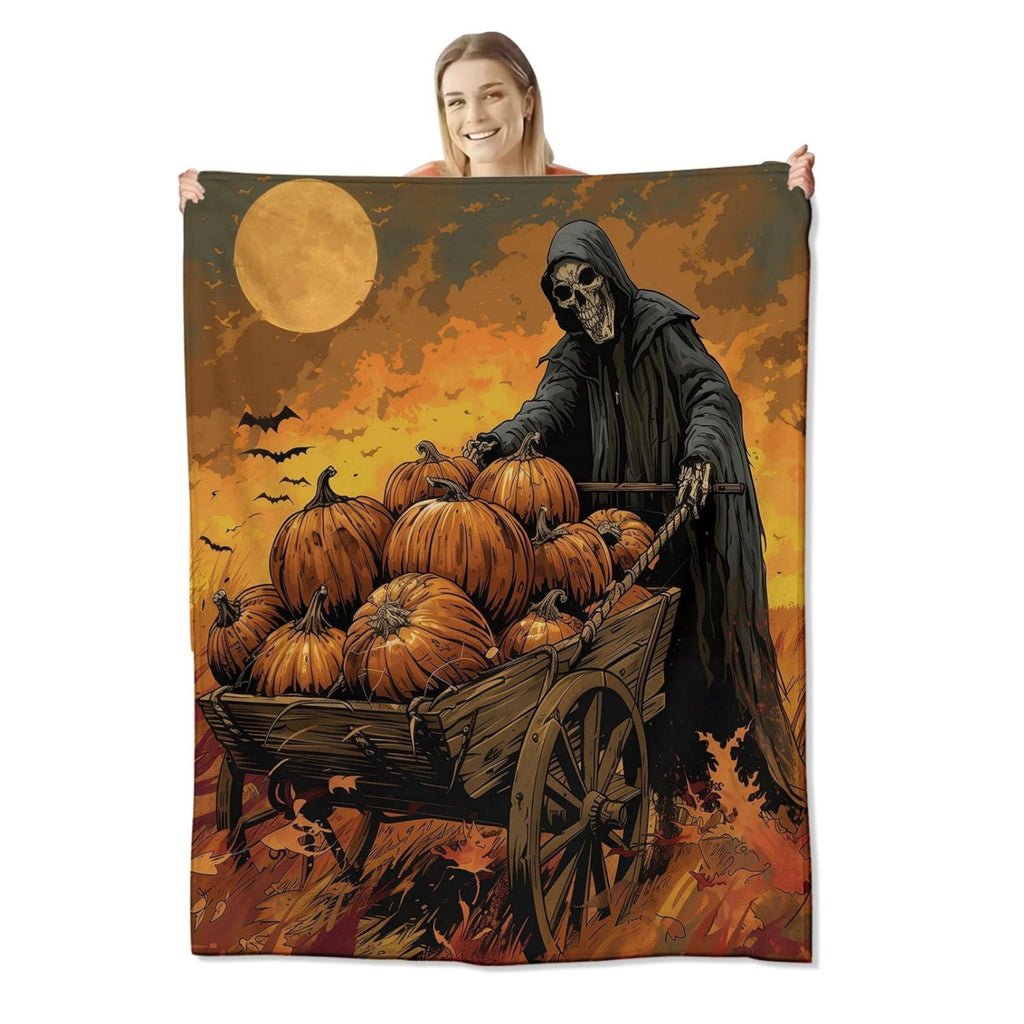 Flannel Halloween Blankets Gifts