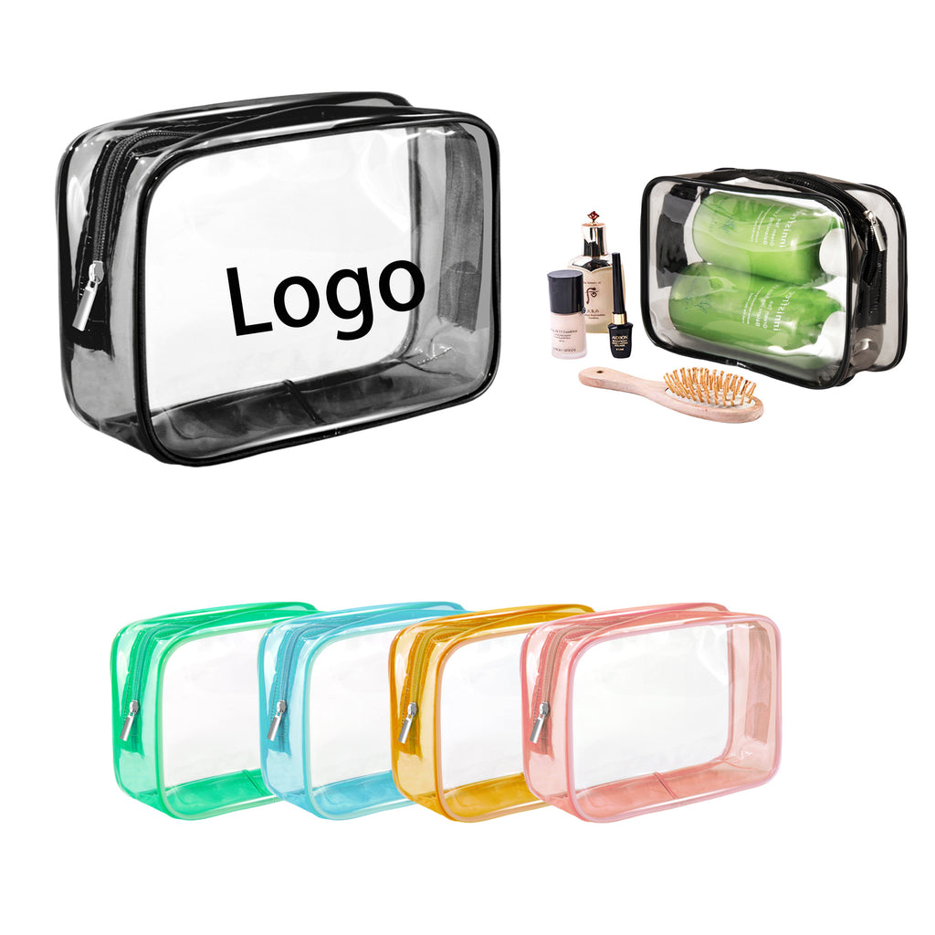 Heavy-Duty Clear PVC Toiletry Organizer