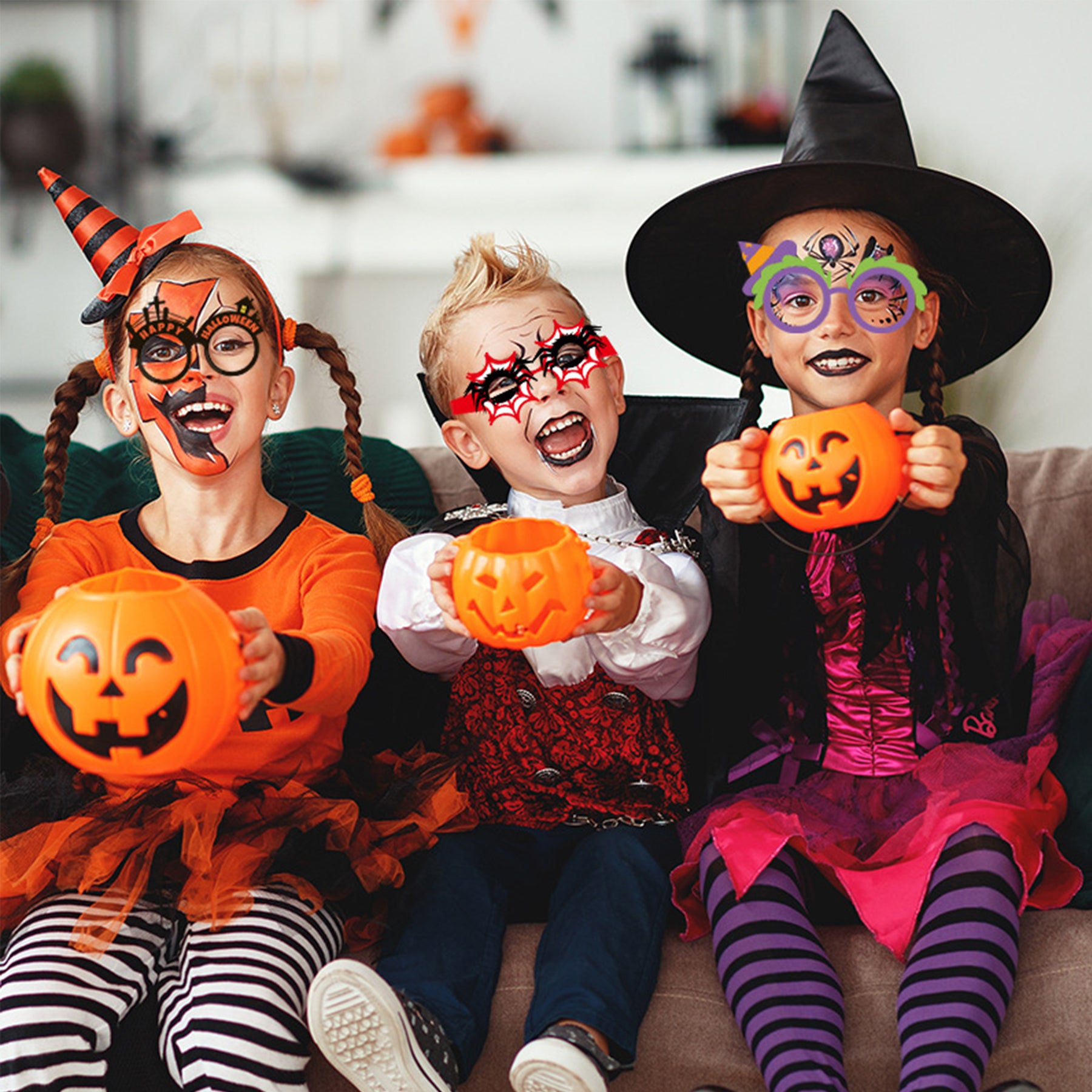 Halloween Party Paper Glasses