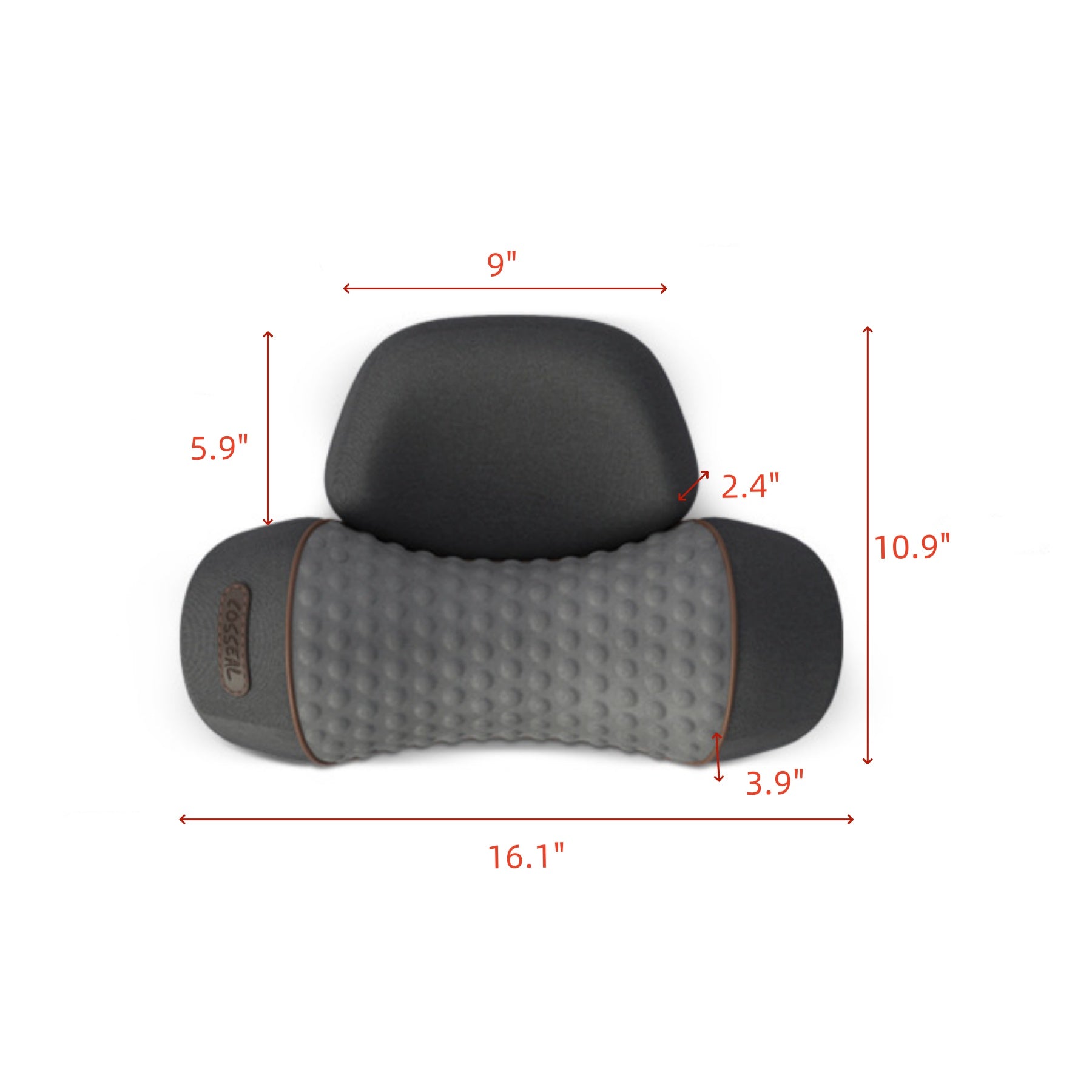Adjustable Stretching Heating Neck Massage Pillow