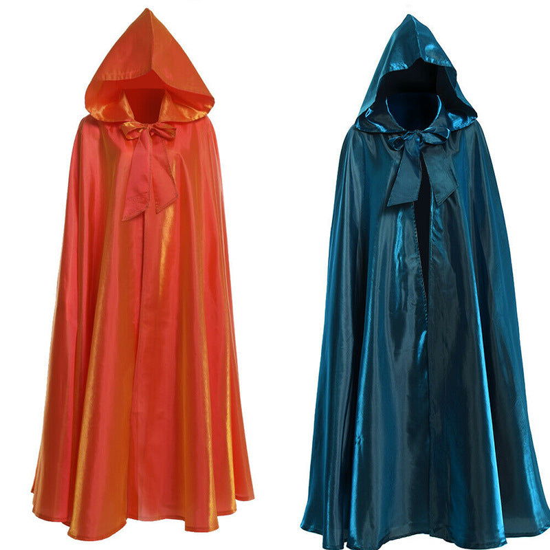 Halloween Cloak Wizard Robe Death Character Performance Costume