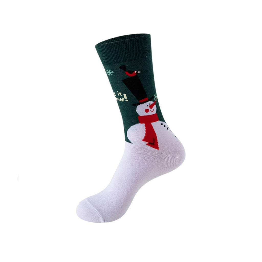 Custom Cotton Christmas Crew Socks