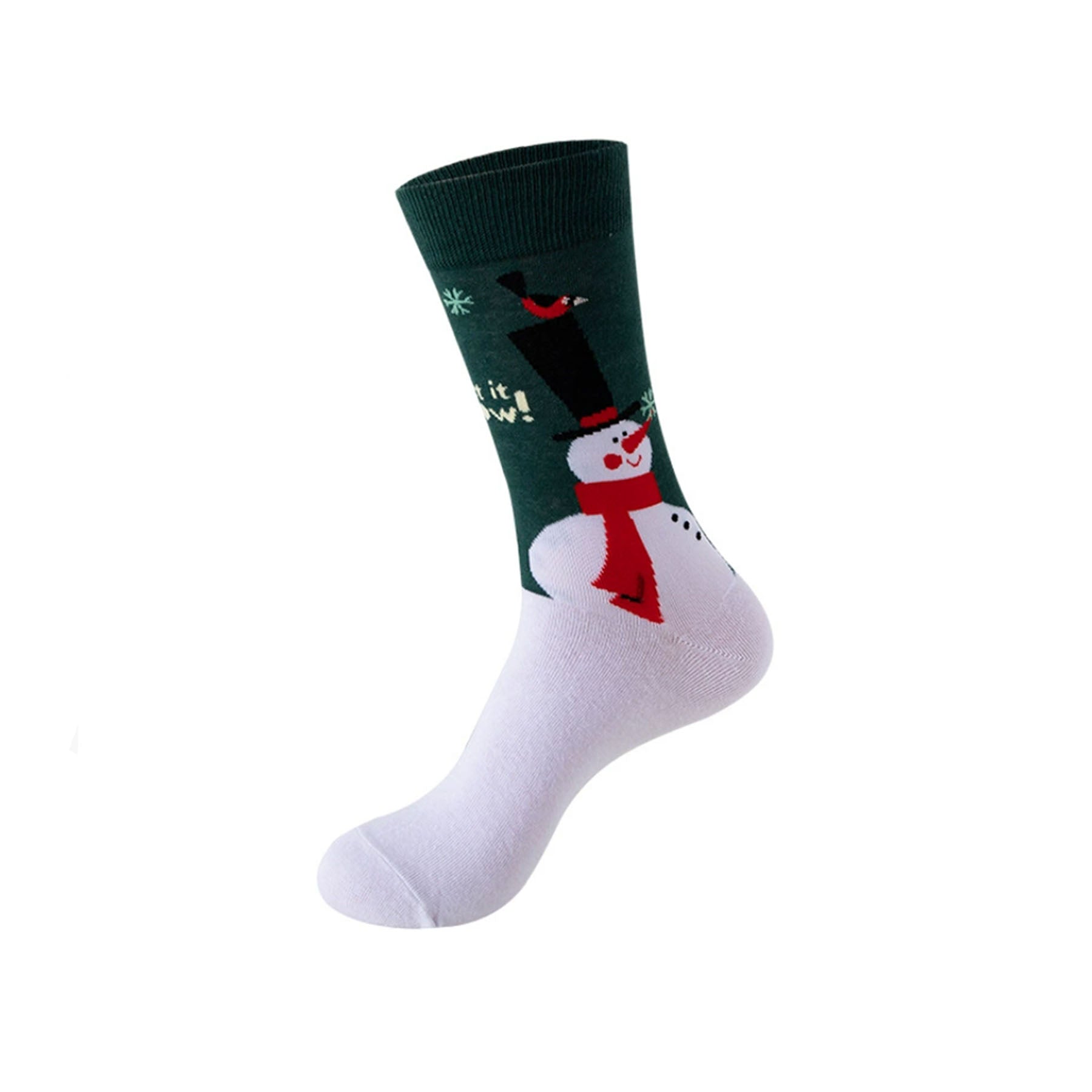 Custom Cotton Christmas Crew Socks
