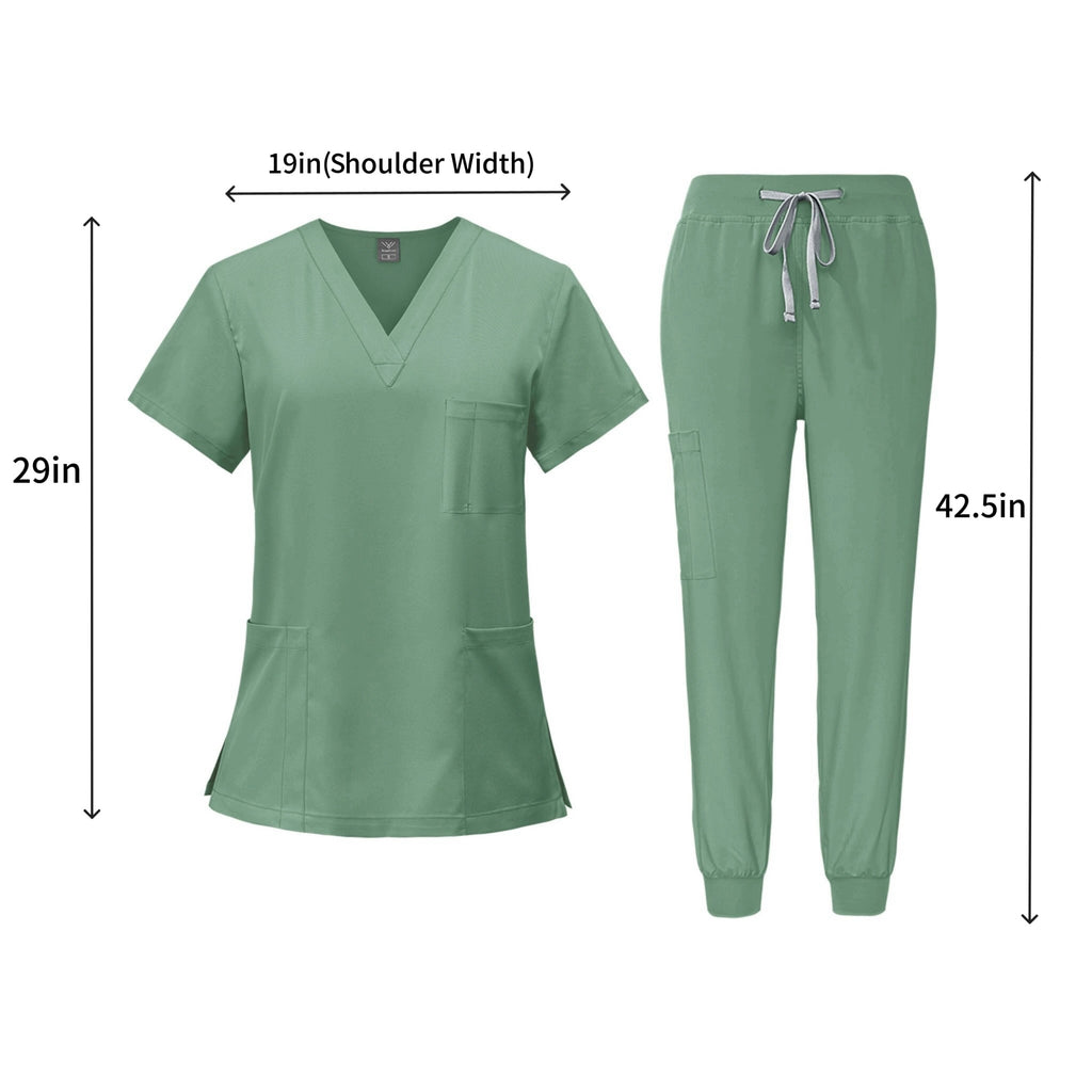 Unisex Quick-Dry Short-Sleeve Hospital Workwear Set
