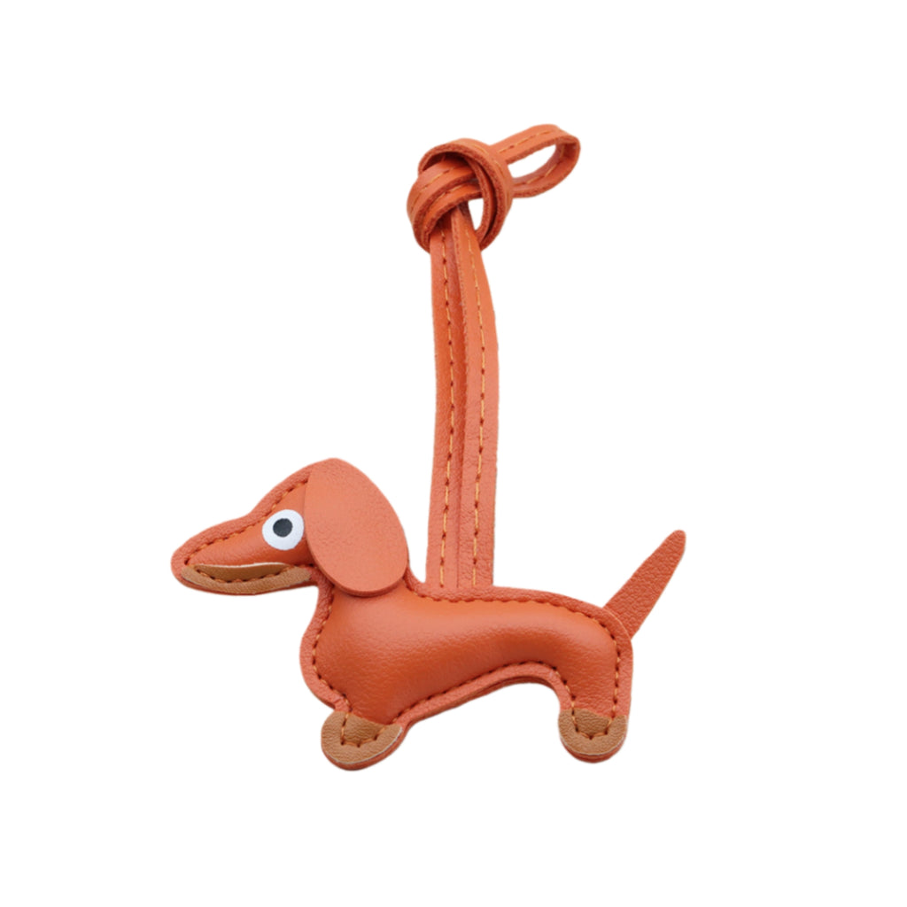 Cartoon Leather Puppy Bag Charm